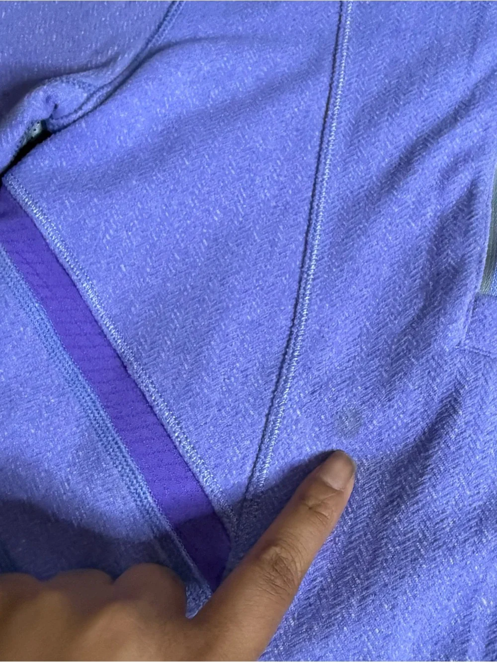 Ivivva by Lululemon Purple Glow and Go 1/2 Zip Pullover